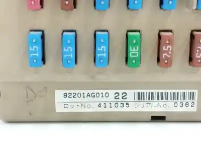 Автозапчасти б/у блок реле/предохранителей за subaru legacy familiar/outback b13 (bp) 2.0 cat ссылки oem iam 82201ag010  