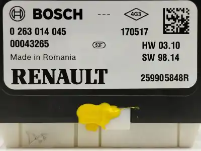 Автозапчастина б/у електронний модуль для renault clio iv 0.9 посилання на oem iam 259905848r  0263014045