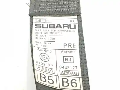 Автозапчасти б/у правый передний ремень безопасности за subaru legacy familiar/outback b13 (bp) 2.0 cat ссылки oem iam 7m3520p  