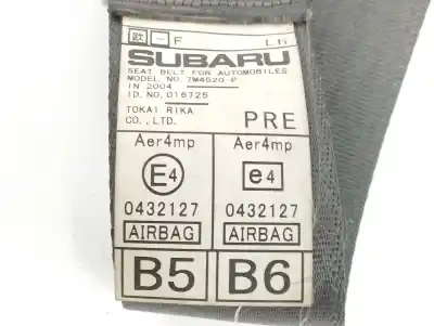 Автозапчасти б/у передний левый ремень безопасности за subaru legacy familiar/outback b13 (bp) 2.0 cat ссылки oem iam 7m4520p  