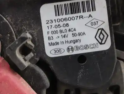 Автозапчастина б/у генератор для renault clio iv 0.9 посилання на oem iam 231006007r 90a f000bl04c4