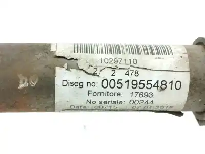 Peça sobressalente para automóvel em segunda mão transmissão dianteira esquerda por fiat 500 (312_) 1.2 (312axa1a) referências oem iam 00519554810  