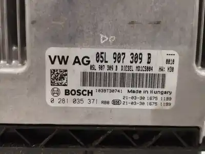 Автозапчасти б/у блок управления двигателем за audi q2 (gab) 2.0 16v tdi ссылки oem iam 05l907309b  0281035371