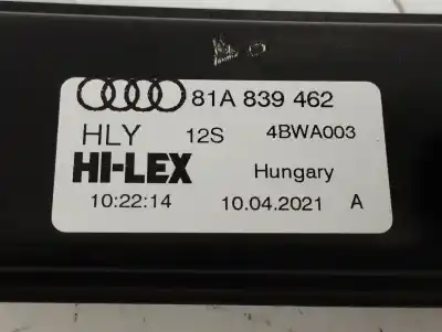 Автозапчасти б/у задний правый стеклорегулятор за audi q2 (gab) 2.0 16v tdi ссылки oem iam 81a839462  5q0959802