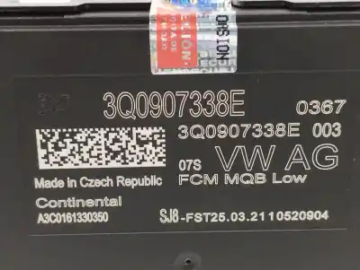 Автозапчастина б/у електронний модуль для audi q2 (gab) 2.0 16v tdi посилання на oem iam 3q0907338e  