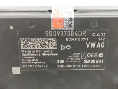 Pezzo di ricambio per auto di seconda mano modulo elettronico per audi q2 (gab) 2.0 16v tdi riferimenti oem iam 5q0937084dr  a2c04274702