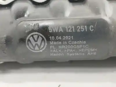 Автозапчастина б/у водяний радіатор для audi q2 (gab) 2.0 16v tdi посилання на oem iam 5wa121251c  