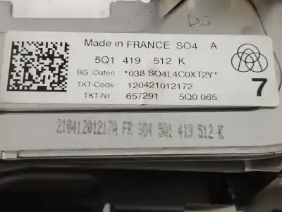 Автозапчастина б/у рульва колонка для audi q2 (gab) 2.0 16v tdi посилання на oem iam 5q1419512k  