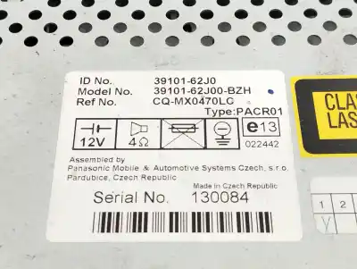 Автозапчастина б/у аудіо система / радіо cd для suzuki swift berlina (mz) 1.5 16v cat посилання на oem iam 3910162j0  3910162j00bzh