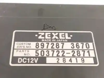 Second-hand car spare part climate control for isuzu trooper 3.0 dti (3-trg.) oem iam references 8972873670  5037222871