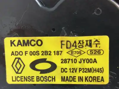 Second-hand car spare part rear windshield wiper motor for renault koleos 2.0 dci diesel fap oem iam references 28710jy00a  