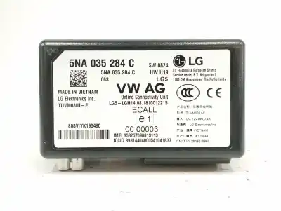 Second-hand car spare part electronic module for volkswagen t-roc 1.0 tsi oem iam references 5na035284c