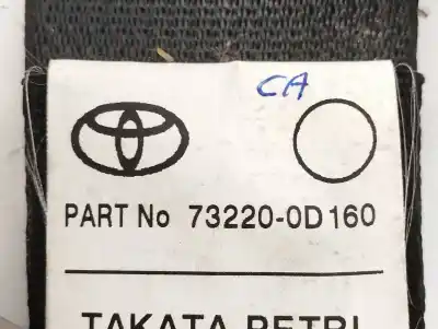 Second-hand car spare part front left seat belt for toyota yaris (ksp9/scp9/nlp9) 1.3 cat oem iam references 732200d160  