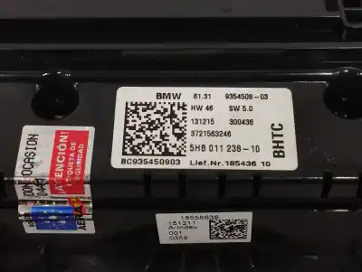 Peça sobressalente para automóvel em segunda mão comando de sofagem (chauffage / ar condicionado) por mini mini (f56) cooper s referências oem iam 61319354509  