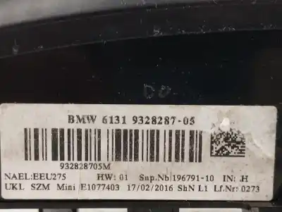 Second-hand car spare part multifunction switch for mini mini (f56) cooper s oem iam references 61319328287  