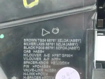 Pezzo di ricambio per auto di seconda mano griglia di aerazione per nissan pulsar fastback (c13) 1.5 dci riferimenti oem iam 687613zl0a  