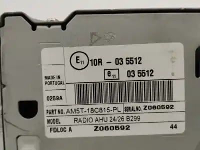 Автозапчастина б/у аудіо система / радіо cd для ford fiesta (ccn) 1.25 16v cat посилання на oem iam am5t18c815pl  