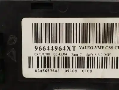 Second-hand car spare part multifunction switch for citroen c4 picasso sx oem iam references 96644964xt  