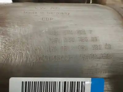 Автозапчастина б/у фільтр часток для audi q2 (gab) 2.0 16v tdi посилання на oem iam 05l166cb 05l131601f 05l181ca