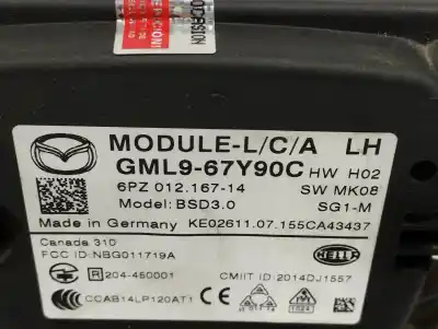 Автозапчасти б/у электронный модуль за mazda 6 lim. (gh) (.2012->) 2.2 turbodiesel cat ссылки oem iam gml967y90c  