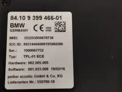 Pezzo di ricambio per auto di seconda mano modulo elettronico per mini mini (f56) cooper s riferimenti oem iam 84109399466  