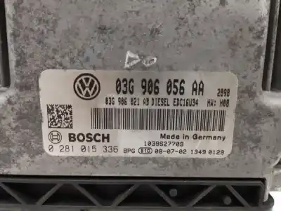 Second-hand car spare part ecu engine control for seat leon (1p1) 1.9 tdi oem iam references 03g906056aa  0281015336