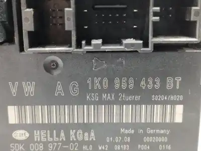 Second-hand car spare part electronic module for seat leon (1p1) 1.9 tdi oem iam references 1k0959433bt  5dk00897702