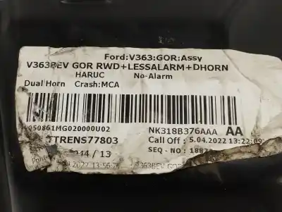 Автозапчастина б/у замок капота для ford transit furgón (tts) 2.0 tdci cat посилання на oem iam nk318b376aaa  bk3116c750ac