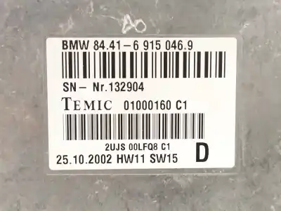 Peça sobressalente para automóvel em segunda mão módulo eletrônico por bmw x5 (e53) 3.0 24v turbodiesel cat referências oem iam 84416915046  