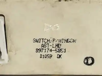 Second-hand car spare part right front power window switch for opel frontera b 2.2 16v dti oem iam references 9971745851  