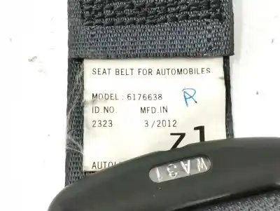 Pezzo di ricambio per auto di seconda mano cintura di sicurezza posteriore destra per mitsubishi asx (ga0w) 1.8 di-d cat riferimenti oem iam 6176638  