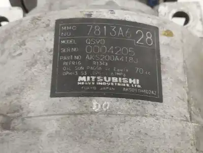 Автозапчасти б/у компрессор кондиционера воздуха за mitsubishi asx (ga0w) 1.8 di-d cat ссылки oem iam 7813a628  qs90