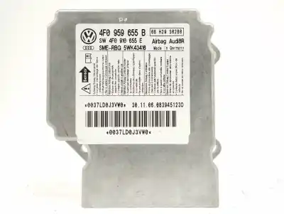 Peça sobressalente para automóvel em segunda mão centralina de airbag por audi a6 berlina (4f2) 2.0 tdi referências oem iam 4f0959655b