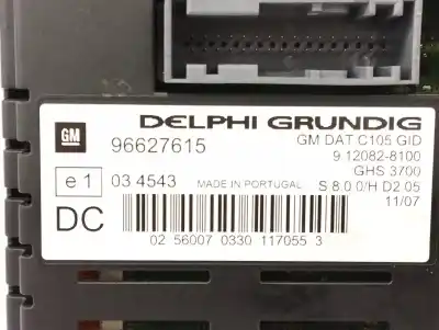 Peça sobressalente para automóvel em segunda mão display gps / multimídia por opel antara 2.0 cdti cat (z 20 dmh / llw) referências oem iam 96627615  