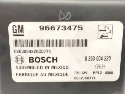 Second-hand car spare part electronic module for opel antara 2.0 cdti cat (z 20 dmh / llw) oem iam references 96673475  0263004220
