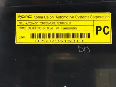Peça sobressalente para automóvel em segunda mão comando de sofagem (chauffage / ar condicionado) por opel antara 2.0 cdti cat (z 20 dmh / llw) referências oem iam 96850951  