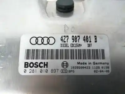 Автозапчастина б/у ебу контролер двигуна для audi allroad quattro (4b5) 2.5 tdi (132kw) посилання на oem iam 4z7907401b  0281010897