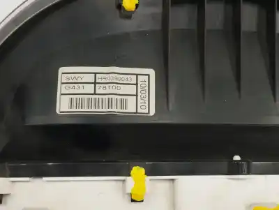Second-hand car spare part dashboard for honda cr-v (re) 2.2 dtec cat oem iam references hr0399043  