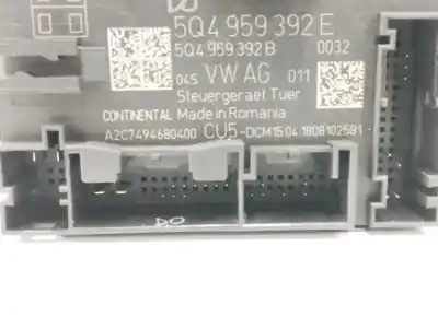 Peça sobressalente para automóvel em segunda mão módulo eletrônico por seat leon st (5f8) 2.0 tdi referências oem iam 5q4959392e a2c7494680400 