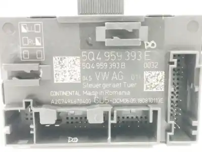 Second-hand car spare part electronic module for seat leon st (5f8) 2.0 tdi oem iam references 5q4959393e a2c7494670400 