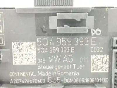 Second-hand car spare part electronic module for seat leon st (5f8) 2.0 tdi oem iam references 5q4959393e a2c7494670400 