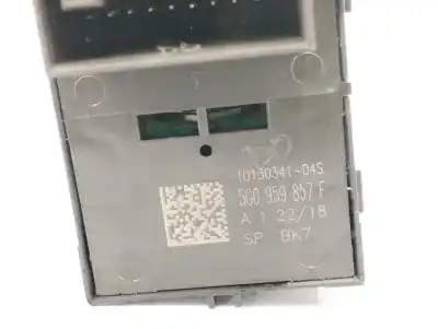 Peça sobressalente para automóvel em segunda mão botão / interruptor elevador vidro dianteiro esquerdo por seat leon st (5f8) 2.0 tdi referências oem iam 5g0959857f  
