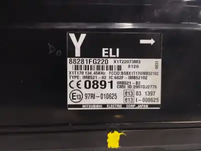 Peça sobressalente para automóvel em segunda mão módulo eletrônico por subaru impreza g12 1.5 referências oem iam 88281fg220  