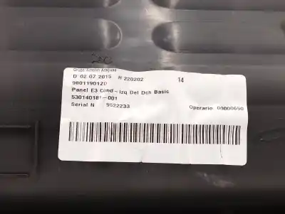 Автозапчастина б/у обработка передніх правіх дверей для citroen c4 cactus 1.2 vti 82 посилання на oem iam 98011901zd  