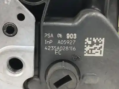 Peça sobressalente para automóvel em segunda mão fechadura da porta traseira direita por citroen c4 cactus 1.2 vti 82 referências oem iam a05927  psa016903