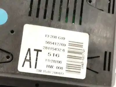 Second-hand car spare part multifunction display for opel astra h twintop (a04) 1.6 (l67) oem iam references 13208089  565412769