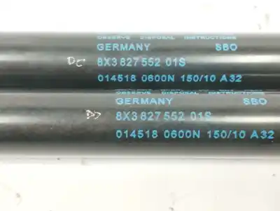 Peça sobressalente para automóvel em segunda mão amortecedores do tronco / porta por audi a1 (8x) 1.6 tdi referências oem iam 8x3827552  