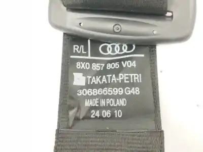 Peça sobressalente para automóvel em segunda mão cinto de segurança traseiro direito por audi a1 (8x) 1.6 tdi referências oem iam 8x0857805  