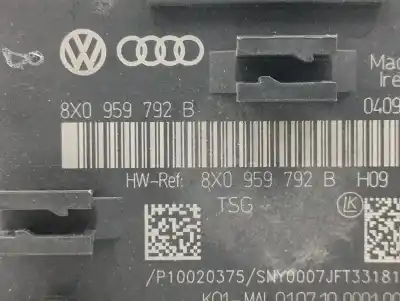 Second-hand car spare part electronic module for audi a1 (8x) 1.6 tdi oem iam references 8x0959792b  