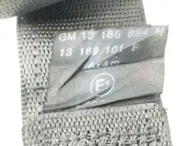 Автозапчастина б/у задній правий ремін безпеки для opel astra h twintop (a04) 1.6 (l67) посилання на oem iam 13188894  